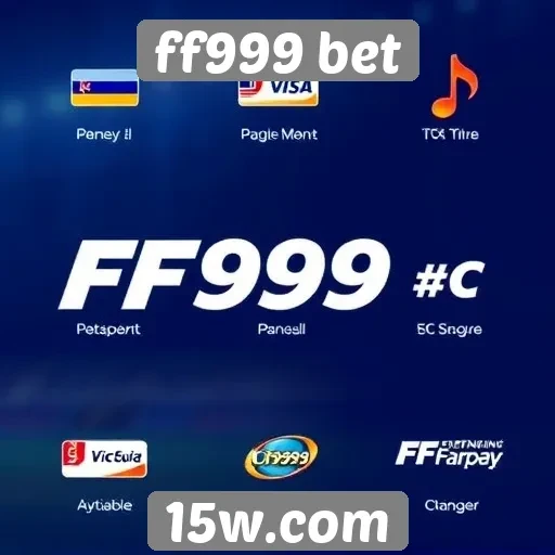 Métodos de pagamento disponíveis no ff999 bet